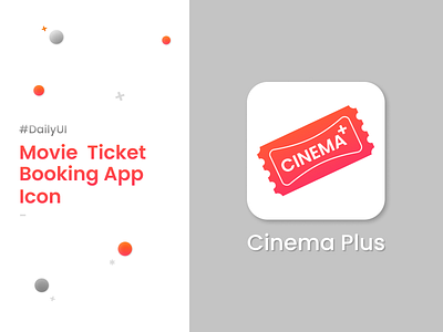 App Icon - Cinema Plus app branding dailyui design illustration logo typography ui ux vector