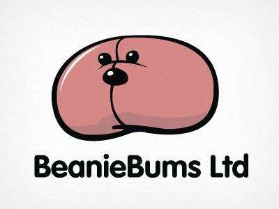 Beanie Bums logo baby bean bum logo