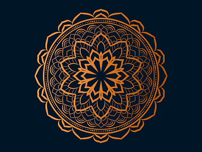 Coloring Mandala Design circle meditation pattern