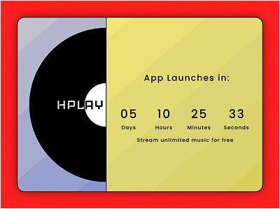 Daily UI #014: Countdown Timer 014 countdown timer dailyui neobrutalism