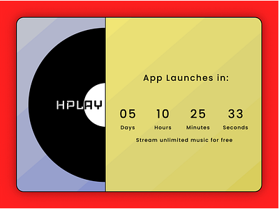 Daily UI #014: Countdown Timer