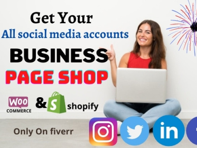 I will create SEO optimize social media business page, fan page business page facebook business page facebook cover fan page instagram linkedine social media design socialmedia twitter