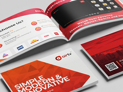 Brochure - AirTV branding brochure figma graphic design poster