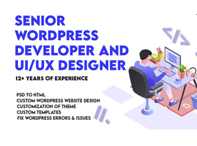UI/UX Designing & WordPress Development css custom theme design ecommerce programming software development web development wordpress