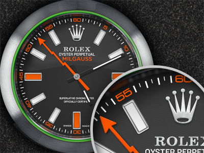 Rolex Milgauss clock community project iphone milgauss objective c psd rolex