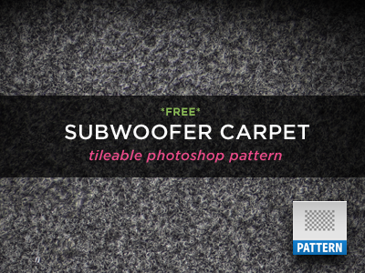 Subwoofer Carpet Pattern