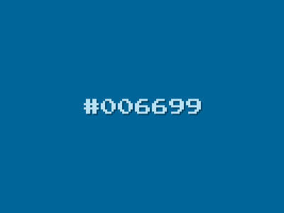 Favorite color #006699