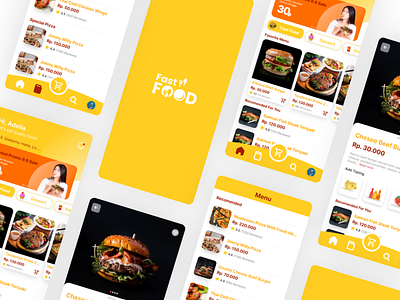 FAST FOOD APPS MOBILE UI DESIGN