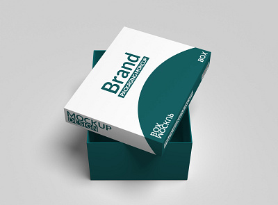 MOCKUP BOX 3D 3d background box brand branding design graphic design letter logo mockup