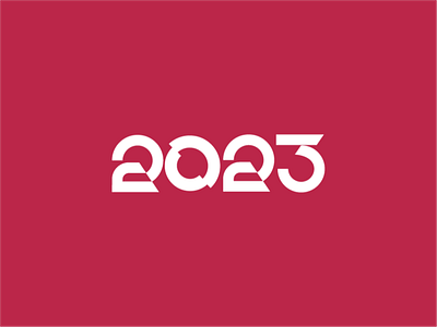 2023 2023 branding design graphic graphic design happynewyear idea illustration logo logodesign minimal numberdesign ui vector
