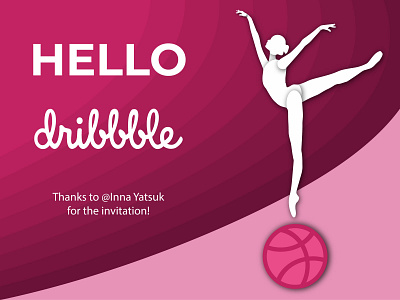 Hello Dribbble! design dribbble dribbble invitation hello illustration