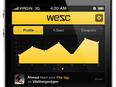 WeSC iPhone app