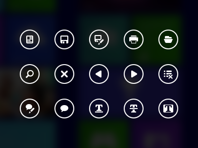 AppBar Icons for Adobe Reader Win8 acrobat adobe appbar icons reader win8 windows 8