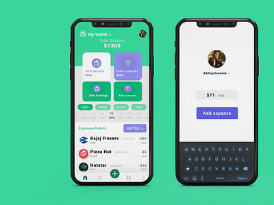 Money management app ui design app ui design money management ui inspiration uidesign uiux uxdesign