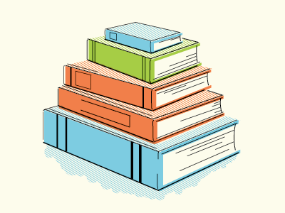 Books books illustration infographic