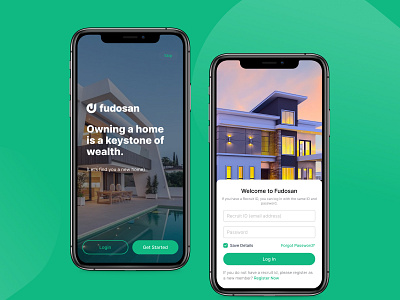 Real Estate App Concept app design figma illustration real estate ui