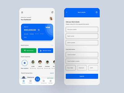 FIntech Concept bank clean design figma finance fintech ui ux