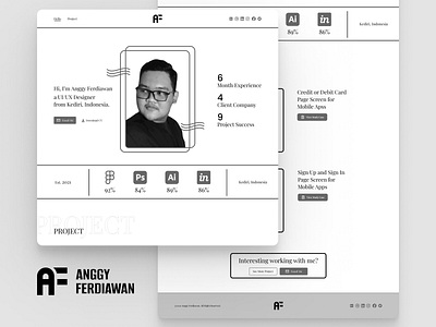 Personal Portfolio Web Design design figma logo ui ux website websitedesign