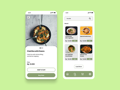 Kedai - Restaurant Ordering App app branding design food menu mobile restaurant ui uiux ux