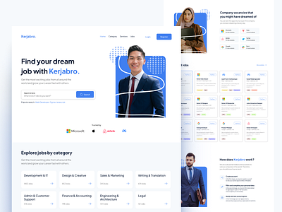 Kerjabro - Job Portal Website