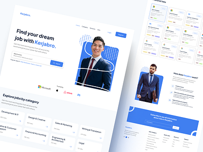 Kerjabro - Job Portal Website