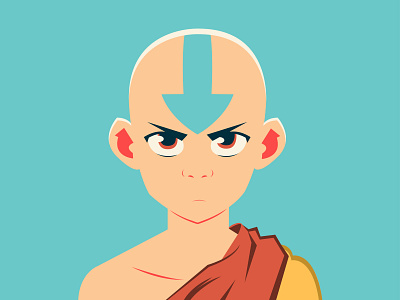 Avatar Aang art avatar characters illustrations