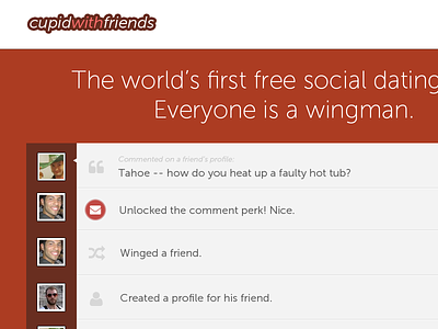 CupidWithFriends Home Page