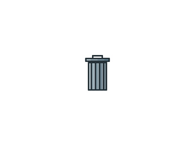 Trash icon illustration oscar trash trash can treasure