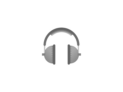 Headphones headphones icon illustration listen music