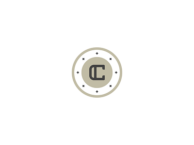 C Monogram c icon illustration monogram