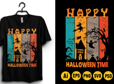 Happy Halloween T-shirt Design halloween shirt
