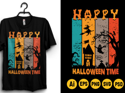 Happy Halloween T-shirt Design