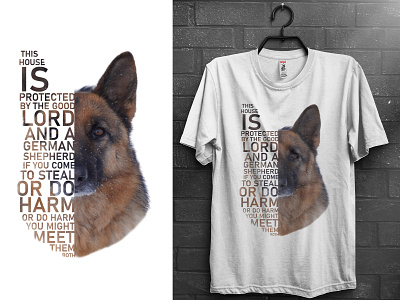 German Shepherd T-Shirt Design german german shepherd t shirt design graphic design shepherd t shirt design