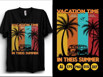 CATCH the WAVE SUMMER VIBES T-SHIRT vintage sunset