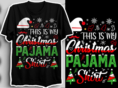 This is My Christmas Pajama Shirt Design