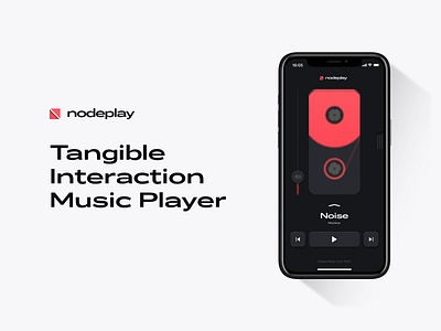 NodePlay app concept figma interaction ios neumorphism player ui