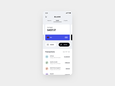 Bank App Concept app bank concept ios money sketch ui