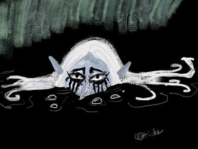 Sad Mer-person