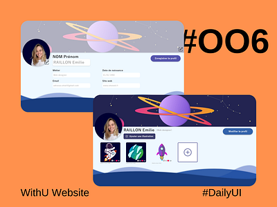 Daily UI OO6 - User profile