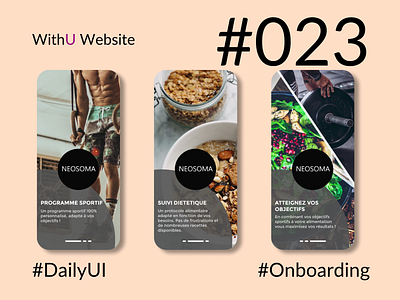 DailyUI 023 - Onboarding app dailyui dailyui 100 dailyuichallenge design designer figma health onborarding tuesday ui web webdesign webdesigner