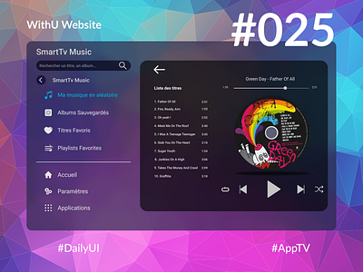 DailyUi 025 - App TV app dailyui dailyuichallenge design designer figma ui ui ux web