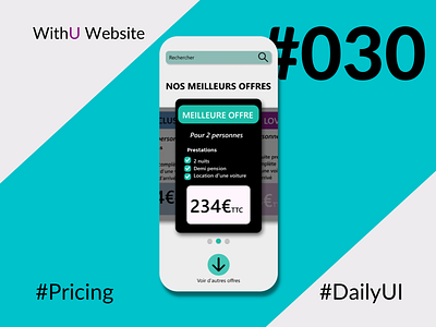 DailyUi 030 - Pricing app dailyui dailyuichallenge design designer figma pricing thursday ui web webdesign webdesigner