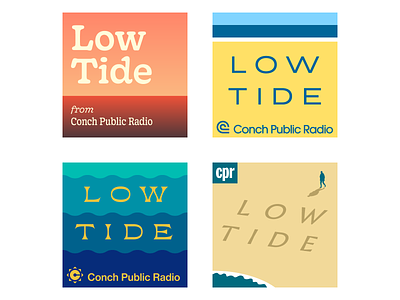 Flotsam and jetsam beach illustration logo ocean podcast typography