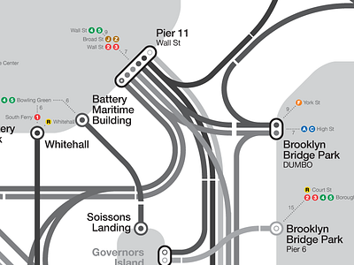 Ferry labels ferry map new york transit typography