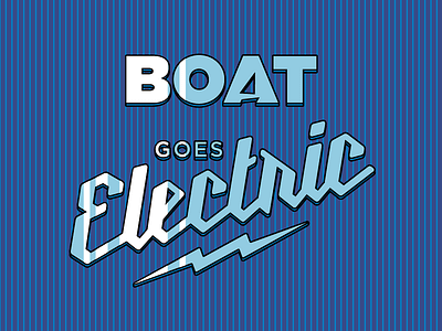 Boat Goes Electric