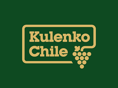 Kulenko Chile fruit grapes icon t shirt typography wine