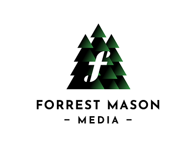 Forrest Mason Media forest logo tree typography
