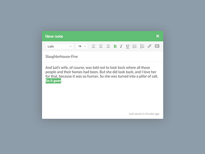 Rich Text Editor by Melissa Thomas on Dribbble