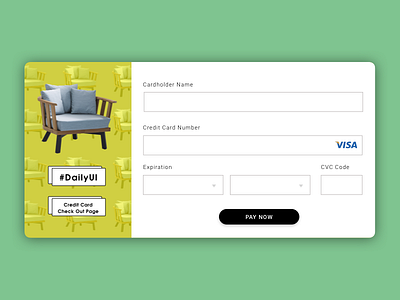 Credit Card Check Out Page/ Daily UI #2