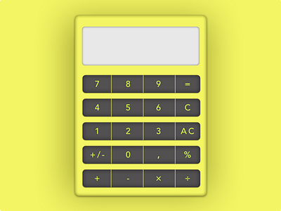 Calculator / Daily UI #4